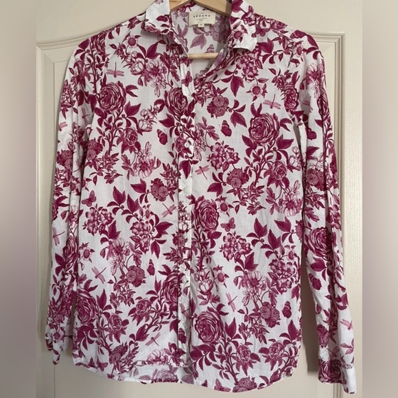 ✨ Sezane Pierro Magenta Botanical floral - Picture 5 of 7